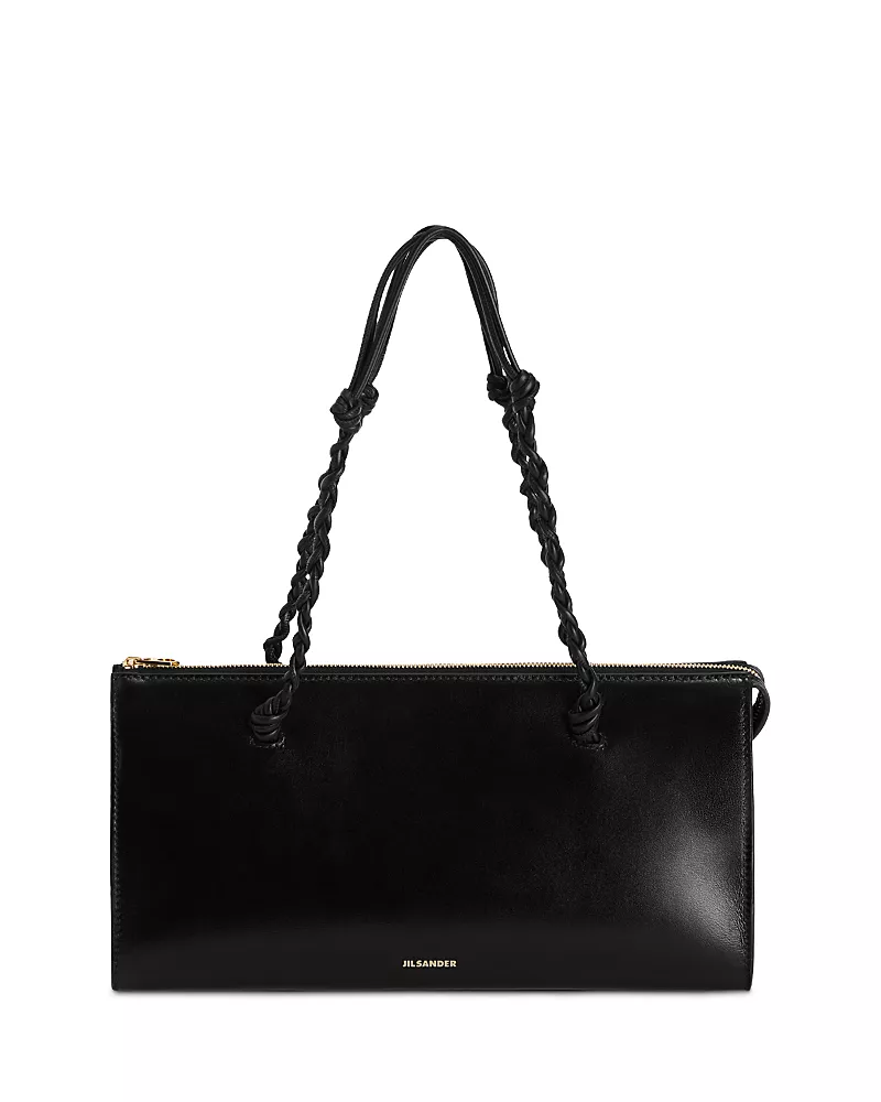 Jil Sander Tangle Tent Small Leather Shoulder Bag