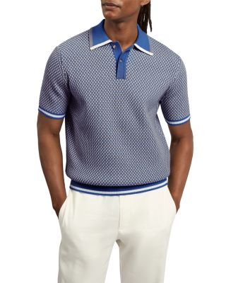 Breame Short Sleeve Waffle Stitch Polo