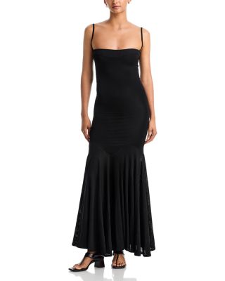 Zory Mermaid Hem Stretch Jersey Maxi Dress