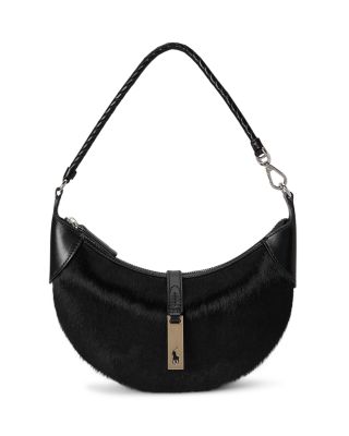 Polo ID Mini Calf Hair Shoulder Bag