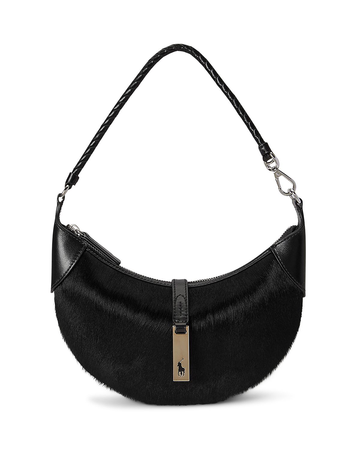 Polo Ralph Lauren Polo Id Mini Calf Hair Shoulder Bag