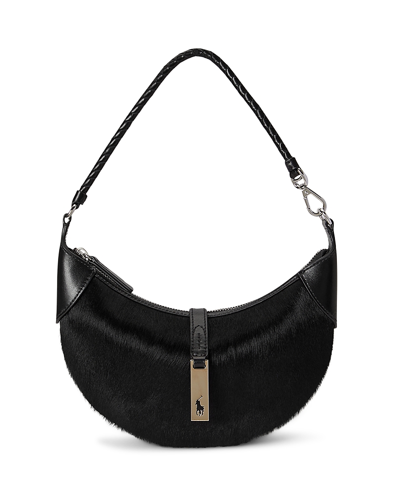 Polo Ralph Lauren Polo Id Mini Calf Hair Shoulder Bag