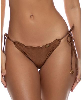   Cosita Buena Wavy Full Tie Side Ruched Back Bottom