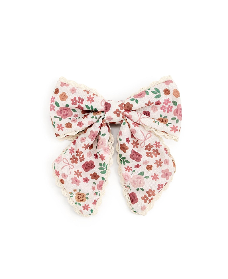 Sweet Wink Girls' Berry Floral Bow Clip - Little and Big Kid