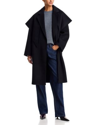Oversized Removable Scarf Coat - Exclusive - thumbnail 3