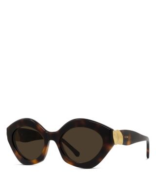 Geometric Jewel Embellished Sunglasses, 53mm