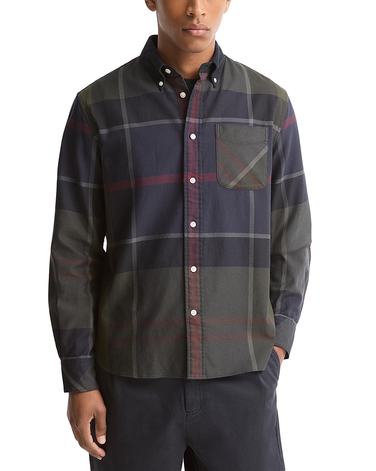Barbour Dunoon Soft Cotton Authentic Tartan Plaid Shirt
