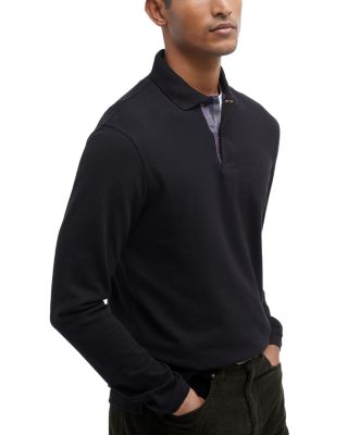 Essential Cotton Plaid Placket Polo Shirt
