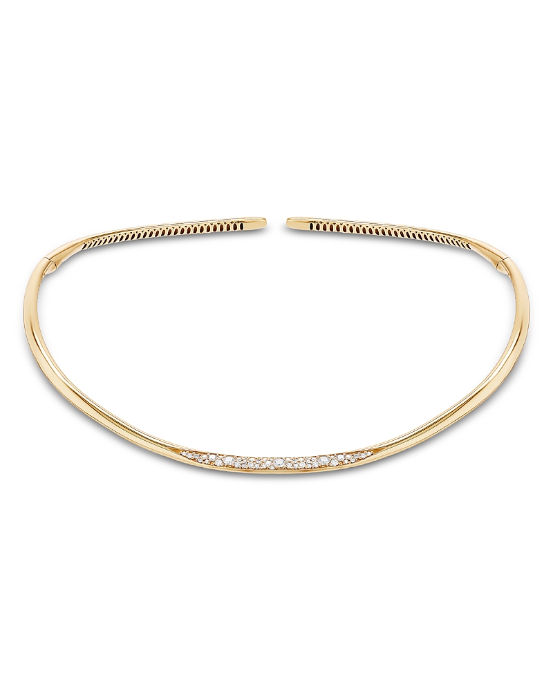 Lana 14K Yellow Gold Diamond Bubble Choker Necklace, 1.14 tcw