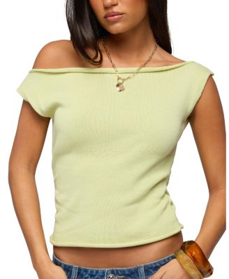  Lauria Off Shoulder Knit Top