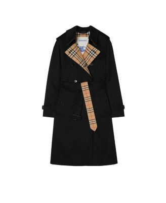 Long Gabardine Lakefield Trench Coat