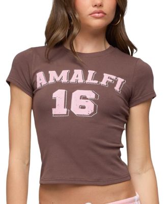 Edikted Amalfi Contrast T Shirt