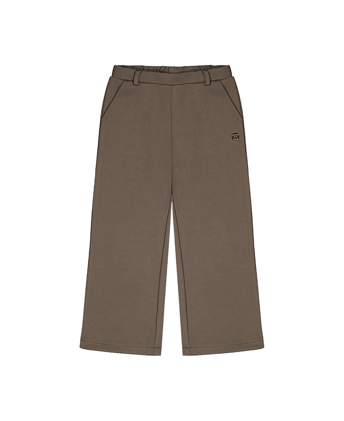 Deux par Deux Girls' Gabardine Elastic Waist Flare Pants - Big Kid