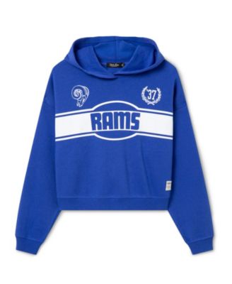  Women's Los Angeles Rams Oversized Crop Hoodie