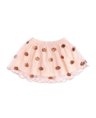 Girls' Pumpkin Sequin Scallop Tutu Skirt - Baby, Little Kid, Big Kid