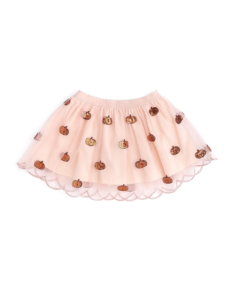 Sweet Wink Girls' Pumpkin Sequin Scallop Tutu Skirt - Baby, Little Kid, Big Kid