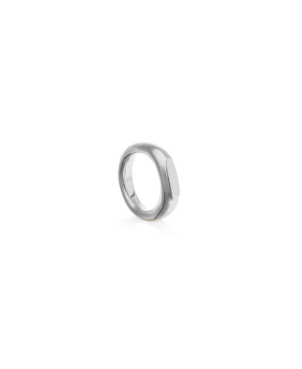 UNOde50 Sterling Silver Plated Geometric Ring