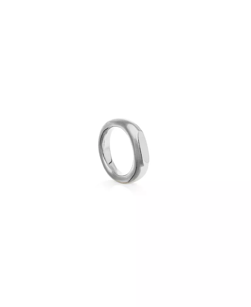 UNOde50 Sterling Silver Plated Geometric Ring