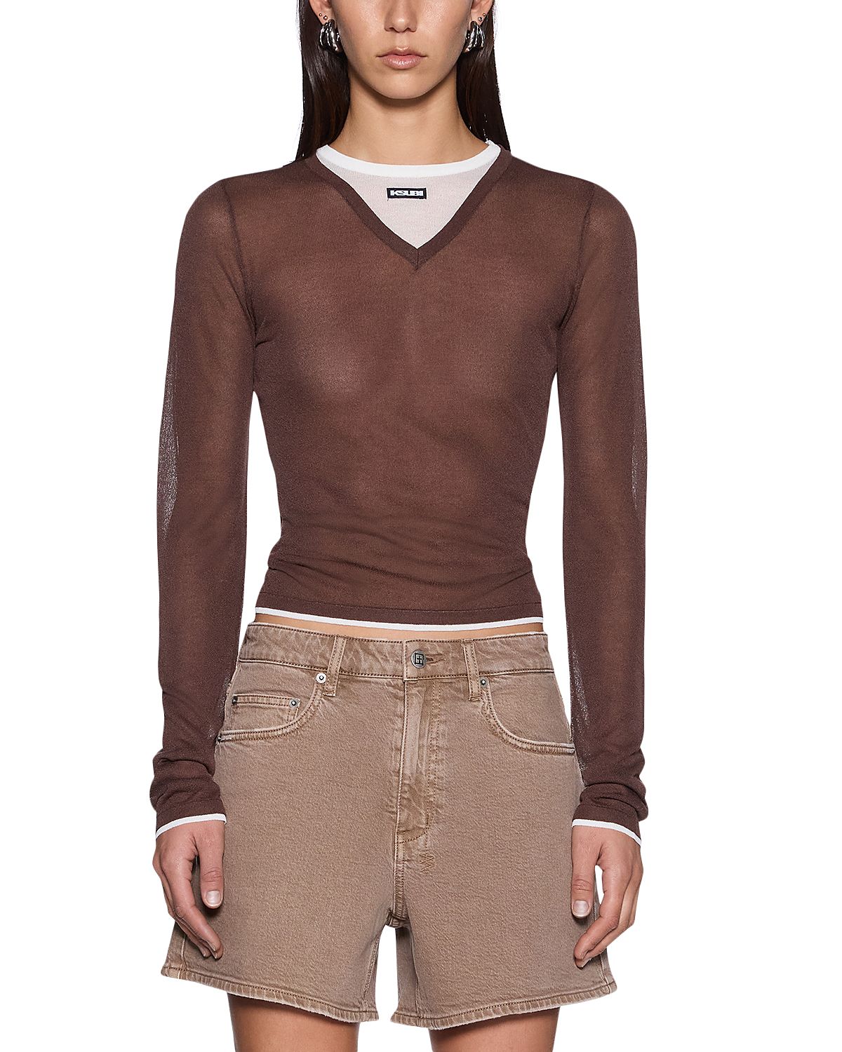 Ksubi Sott Layered Long Sleeve Top