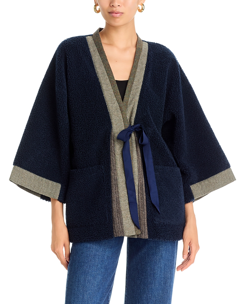 Johnny Was Melba Boucle Tie Front Kimono