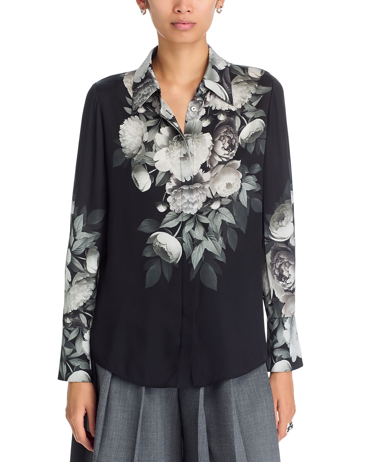 Kobi Halperin Kit Printed Silk Blend Blouse