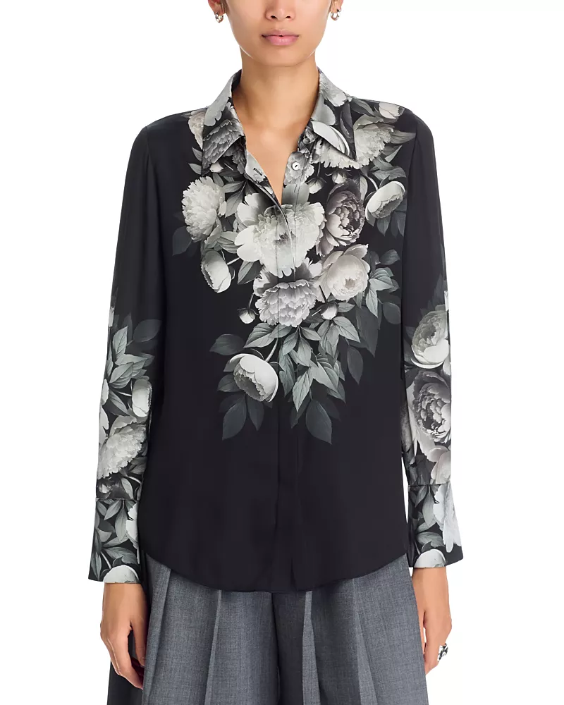 Kobi Halperin Kit Printed Silk Blend Blouse