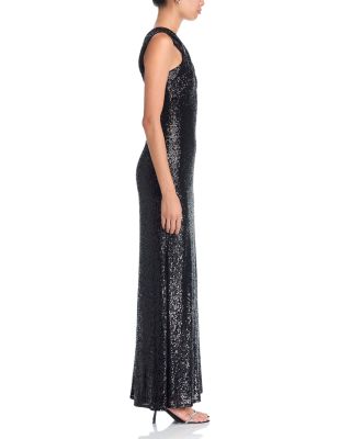 Halter Empire Waist Mermaid Dress - thumbnail 5