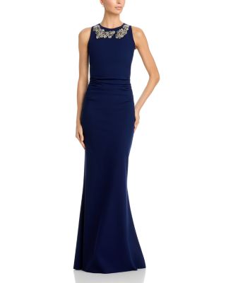 Beaded Sleeveless Gown