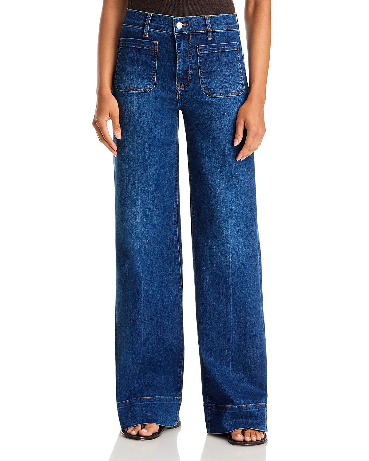 Frame Le Slice Slim Palazzo Jeans