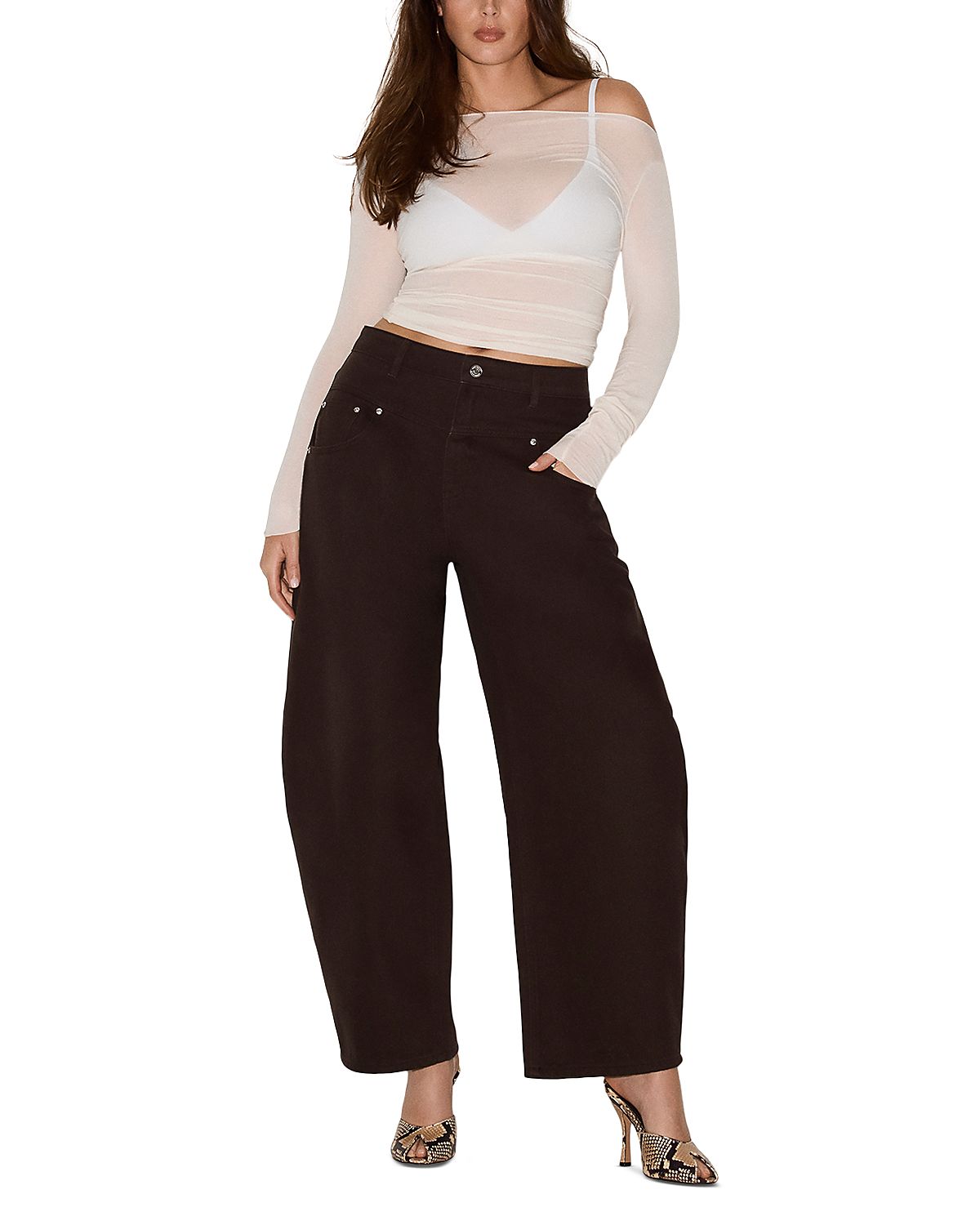 Steve Madden Tribeca High Rise Barrel Jeans