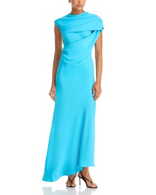 Ara Ruched Asymmetric Dress