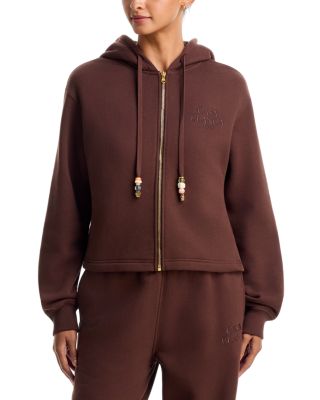 Cotton & Cashmere Hooded Zip Front Hoodie