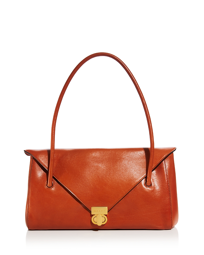 Marni Leather East/West Shoulder Bag