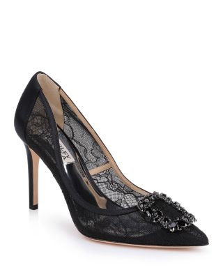 Women's Cher III Satin & Lace Stiletto Pumps
