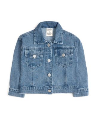 Girls' Coquette Pumpkin Sequin Patch Denim Jacket - Little Kid, Big Kid