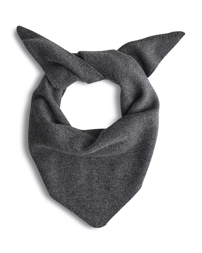 Madewell Jaine Wool & Cashmere Knit Triangle Bandana
