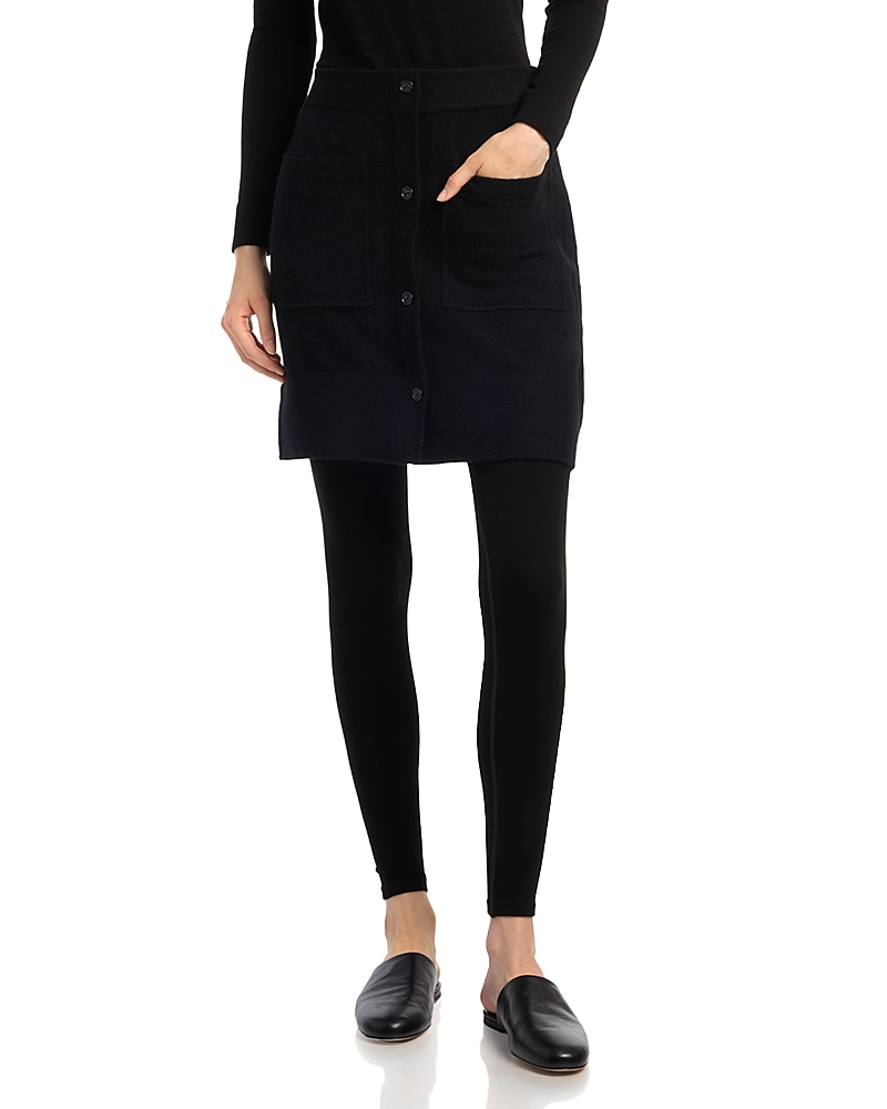 Toteme Buttoned Cashmere Skirt