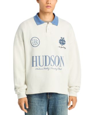 Cotton Relaxed Logo Rugby Shirt