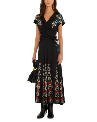 Nikita Ruched Maxi Dress