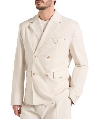 Didier Double Breasted Linen Suit Jacket
