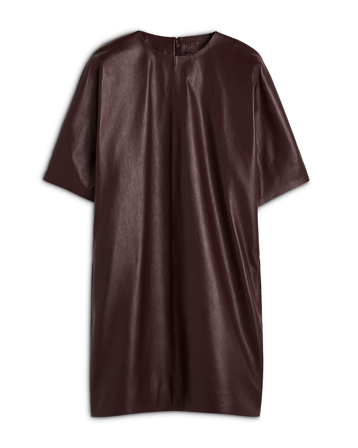 Toteme Cocoon Leather Shift Dress