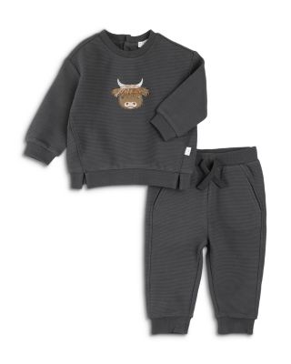 Boys' Highland Cow Ottoman Sweatshirt & Pants Set - Baby
