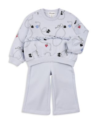 Girls' Charms Print Sweatshirt & Jogger Pants Set - Baby