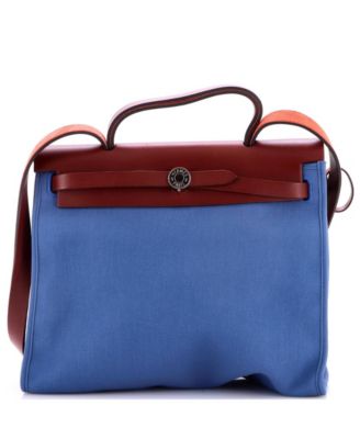 31 Herbag Zip Leather and Toile