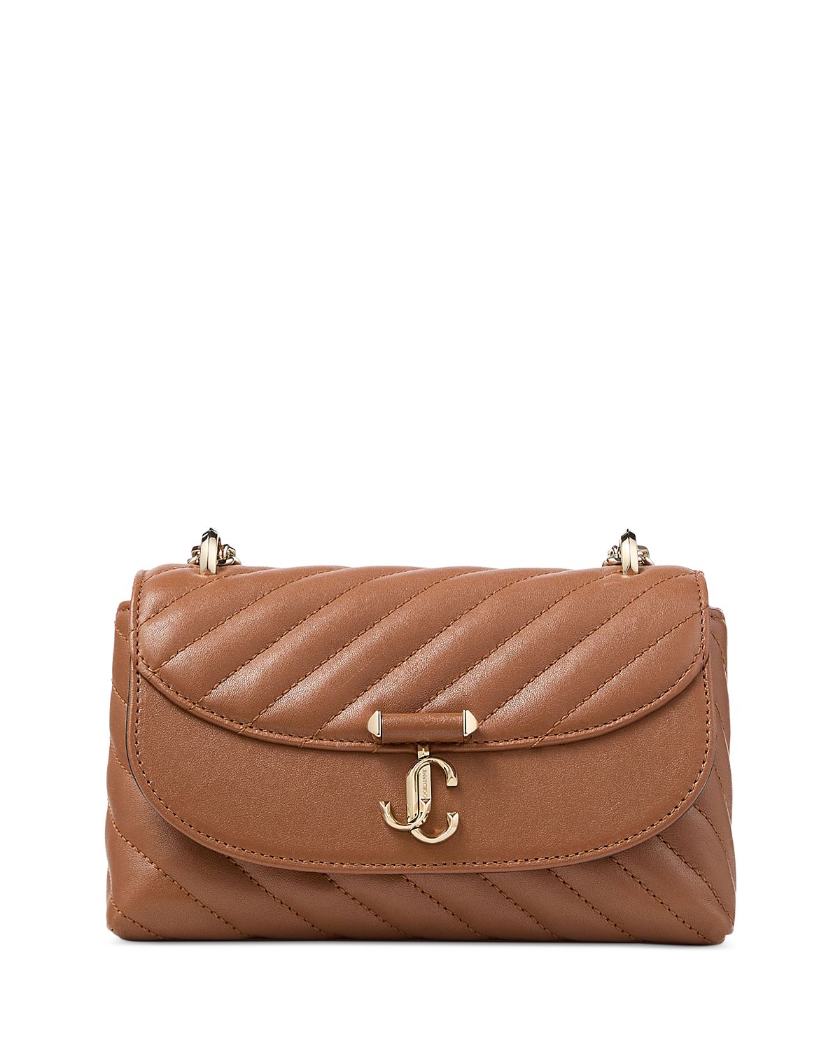 Jimmy Choo Avenue Curve Small Quilted Leather Crossbody Bag