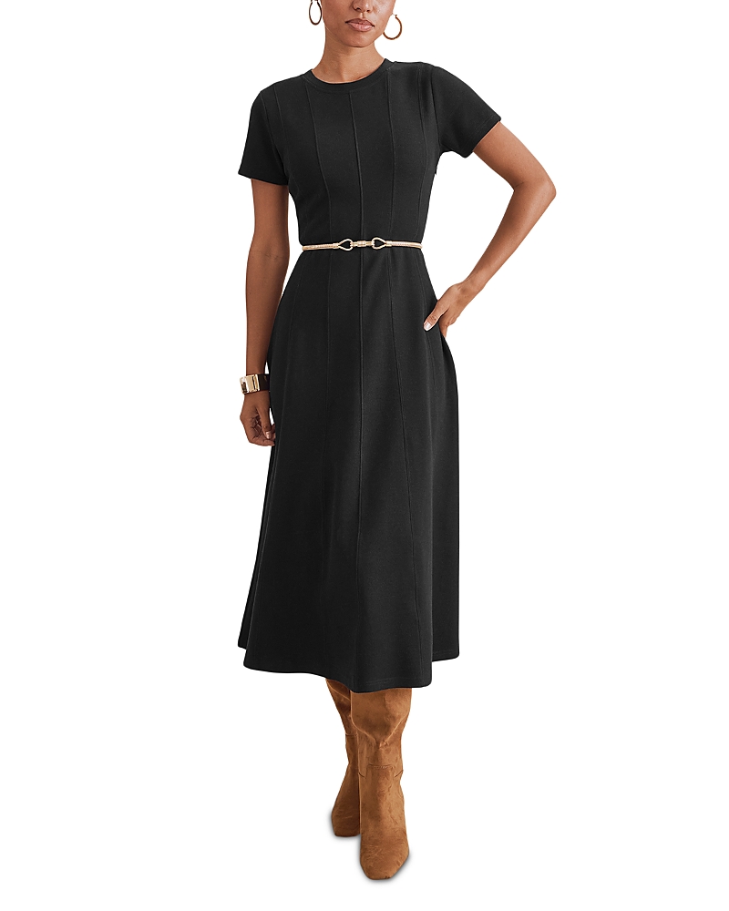 Splendid Winslow Short Sleeve Midi Dress