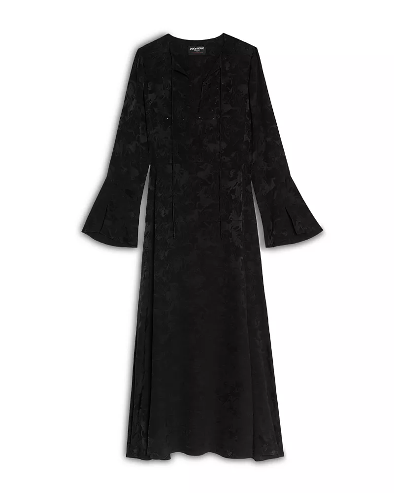 Zadig & Voltaire Rikal Silk Jacquard Dress