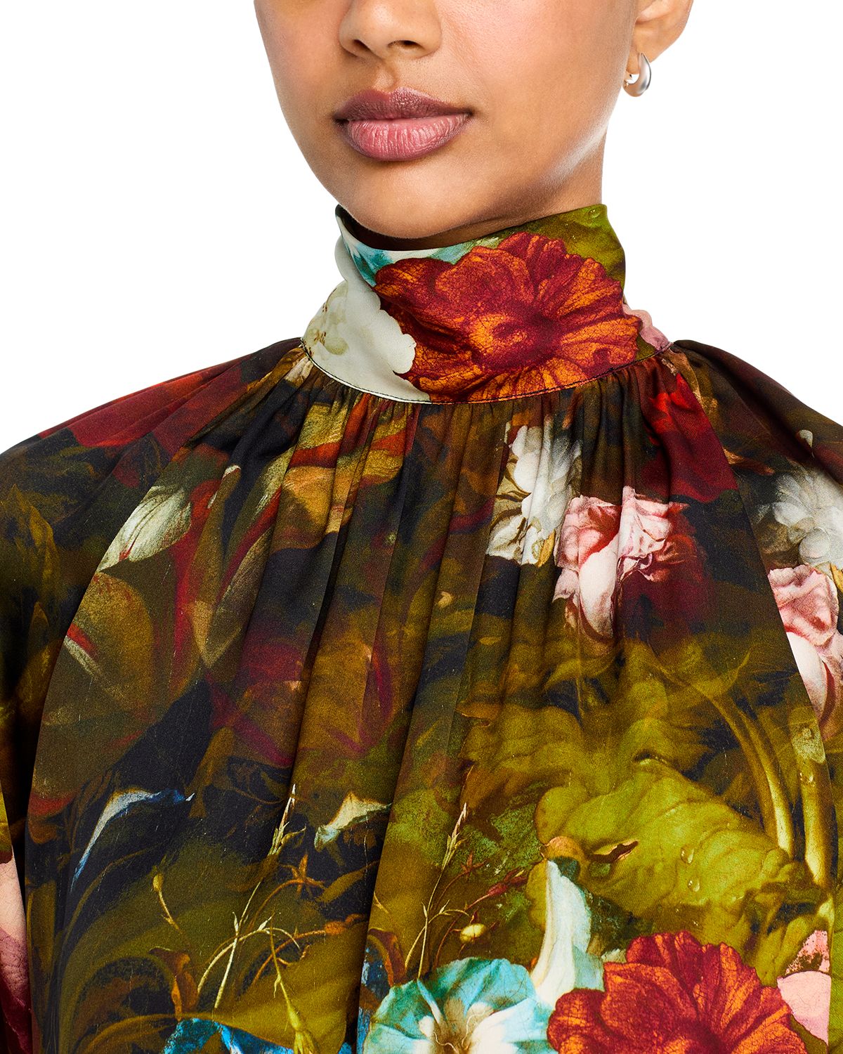 The Vivian Mock Neck Blouse thumbnail 4