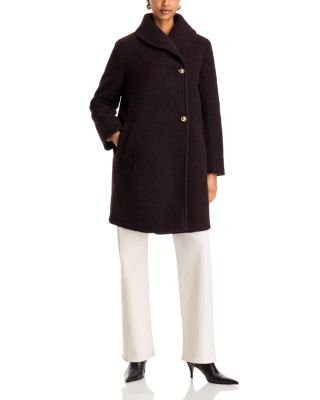Fuzzy Textured Knit Coat - thumbnail 3