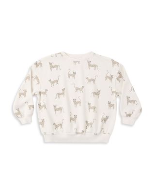 Unisex Leopards Print Sweatshirt - Little Kid 